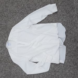 Matteson XL wrap-front blouse